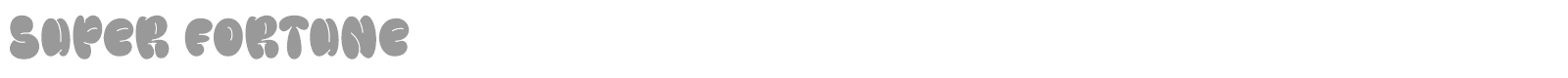 Super Fortune font preview